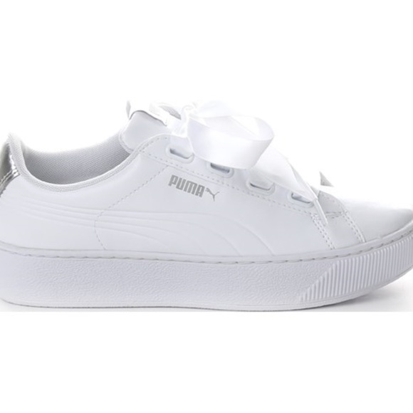puma vikky platform ribbon black